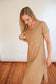 FINAL SALE Invisible Zipper Midi Breastfeeding T-Shirt Dress
