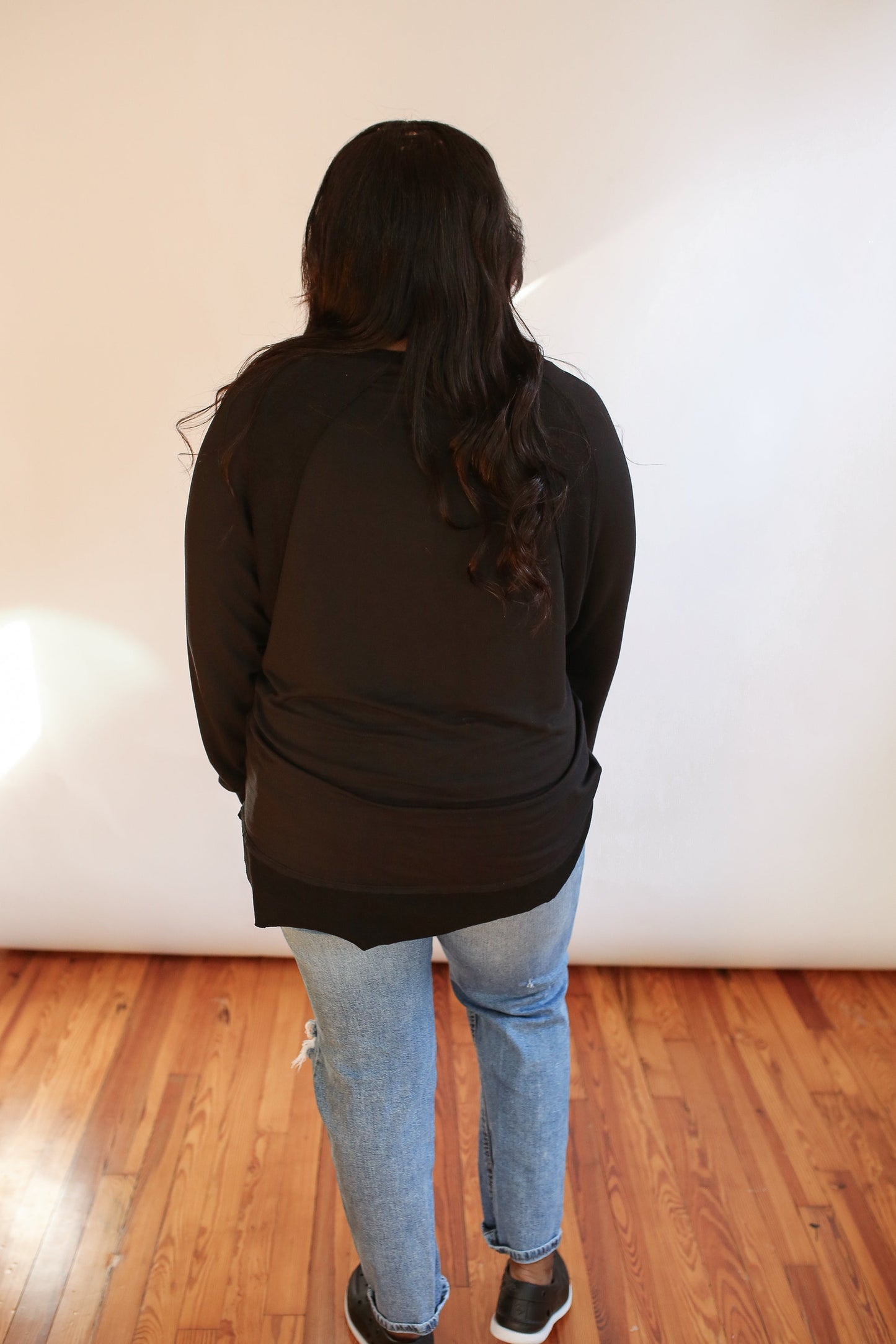 FINAL SALE - Free Flowing Long Sleeve Nursing Top