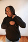 FINAL SALE - Free Flowing Long Sleeve Nursing Top