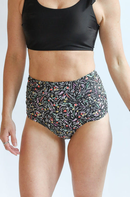 FINAL SALE | Moderate Coverage High Waist Bikini Bottoms