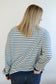 Oversized Fit Freestyle Stripe Breastfeeding Sweatshirt