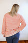 Oversized Fit Freestyle Stripe Breastfeeding Sweatshirt