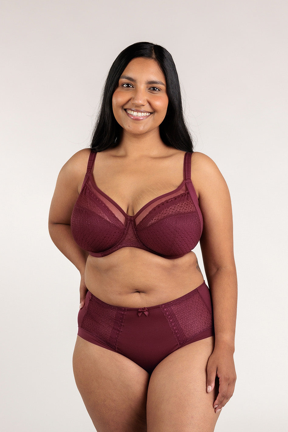 Salma Lace FlexWire Full Coverage Bra - D-J Cup