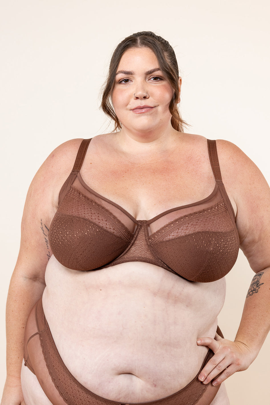 Salma Lace FlexWire Full Coverage Bra - D-J Cup