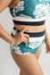 Moderate Coverage High Waist Bikini Bottoms