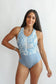 One Piece Zip Up Breastfeeding Swimsuit