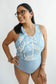 One Piece Zip Up Breastfeeding Swimsuit