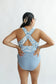 One Piece Zip Up Breastfeeding Swimsuit
