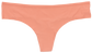 Pink Laser Cut Thong with Mesh Back