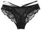 Strappy Floral Lace and Mesh Cheeky