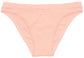 Seamless Textured Bikini with Picot Trim