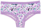 Purple Micro Hipster with Lace Trim