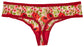 Winter Floral Mesh Thong – Sheer Comfort XS–3X