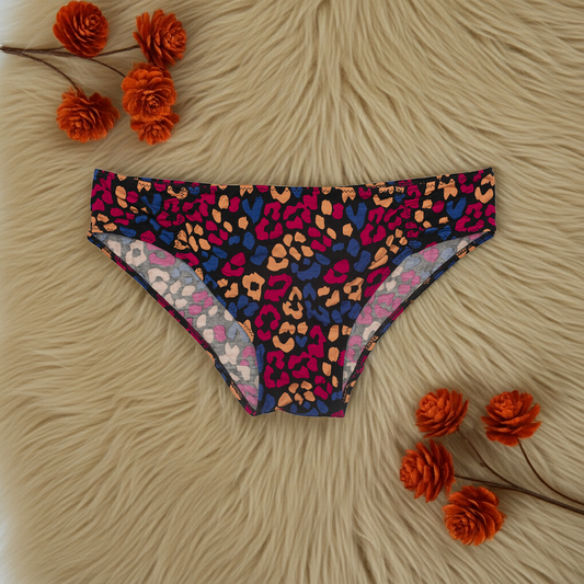 Colorful Leopard Print Modal Bikini